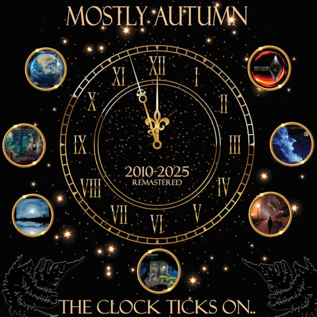 Album cover art for The Clock Ticks On