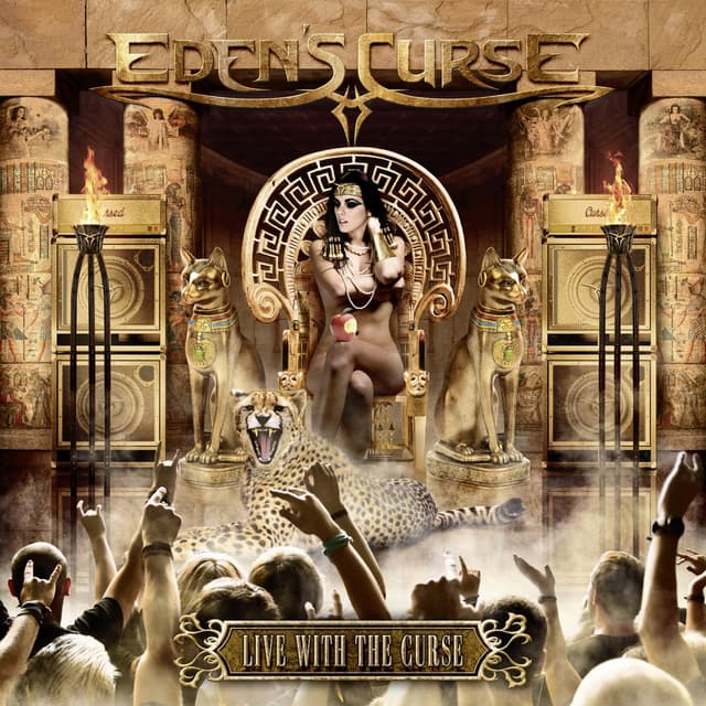 Album cover art for Live With The Curse